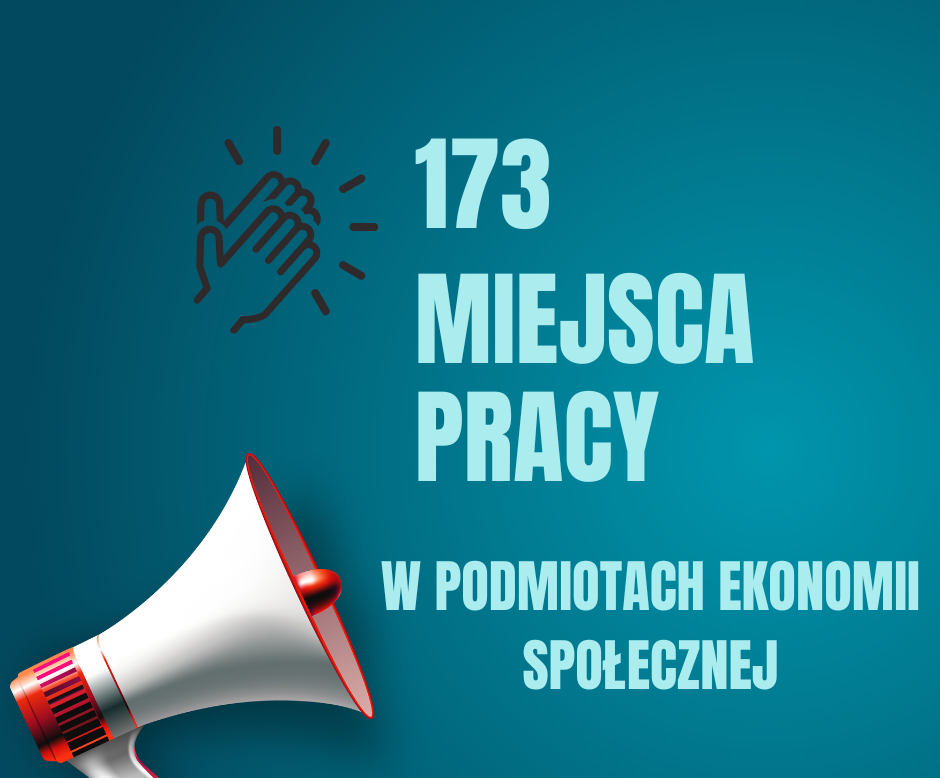 173 miejsca pracy utworzone w podmiotach ekonomii społecznej
